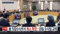 檢 직접수사부서 축소 확정…23일 수사팀 교체