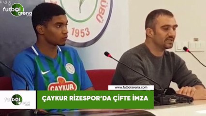 Çaykur Rizespor'da çfite imza