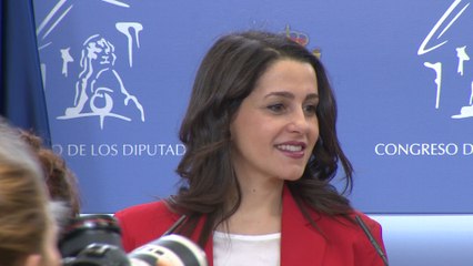 Inés Arrimadas en rueda de prensa