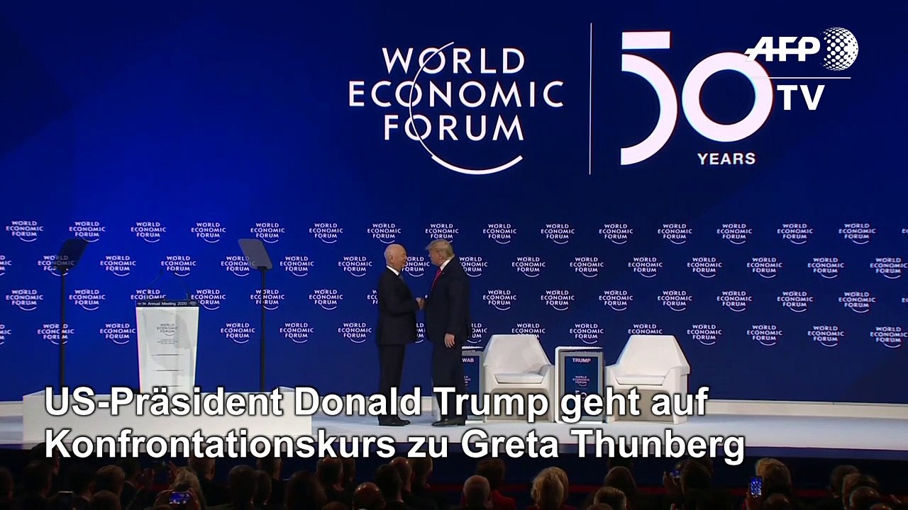 Trump wettert in Davos gegen 'ewige Propheten des Untergangs'