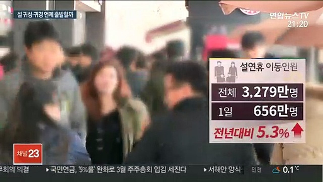 "귀성 24일 오전·귀경 25일 오후 가장 혼잡"