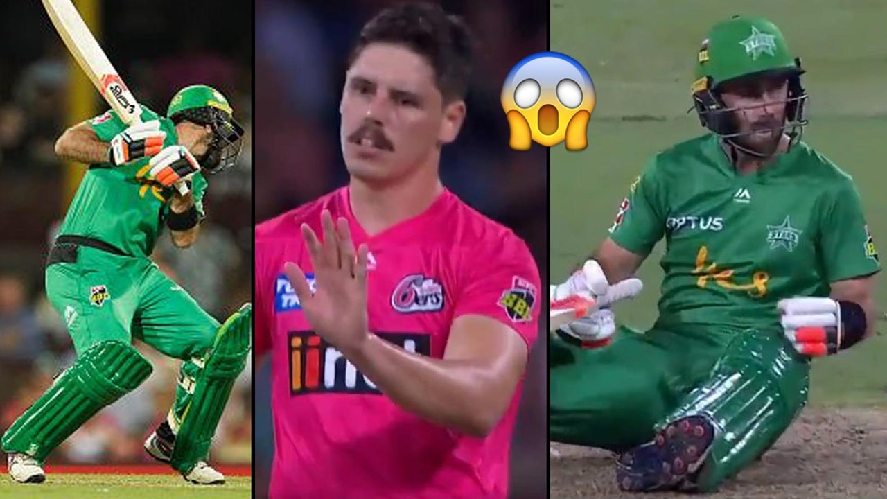 Glenn Maxwell Saves Himself From Nasty Beamer ! || Oneindia Telugu