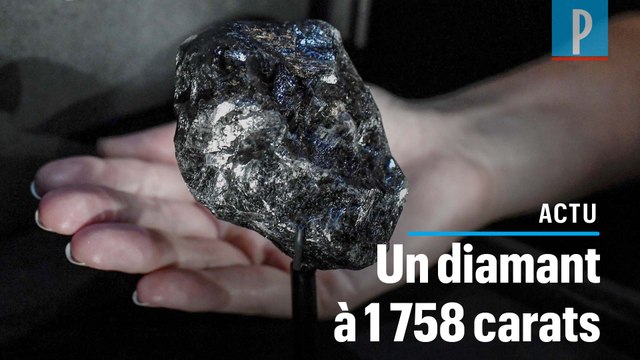 Le 2e plus gros diamant brut du monde exposé à Paris