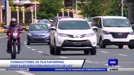 Conductores de plataformas digitales discuten proyecto de ley - Nex Noticias