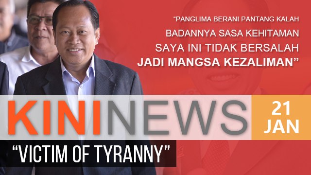 ‘Victim of tyranny’: Ahmad Maslan recites poem at court | Kini News - 21 Jan