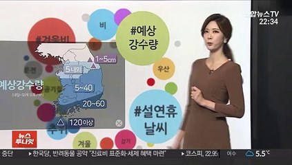 [날씨트리] 연휴 앞두고 잦은 비소식…큰 추위 없어