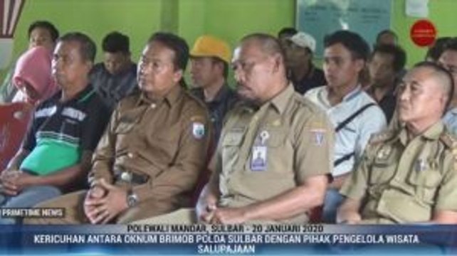 Bentrok Brimob dan Warga di Polewali Mandar Berakhir Damai