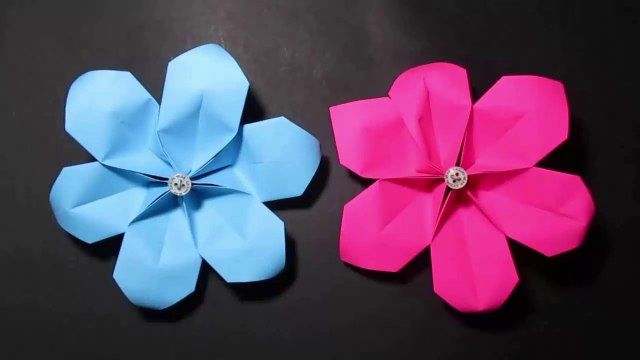 Easy Origami Flower | Origami Modular Flower Instructions | Easy Steps to Make Origami Flower | Making Flowers Out of Paper | How to Make Paper Flower Origami Easy