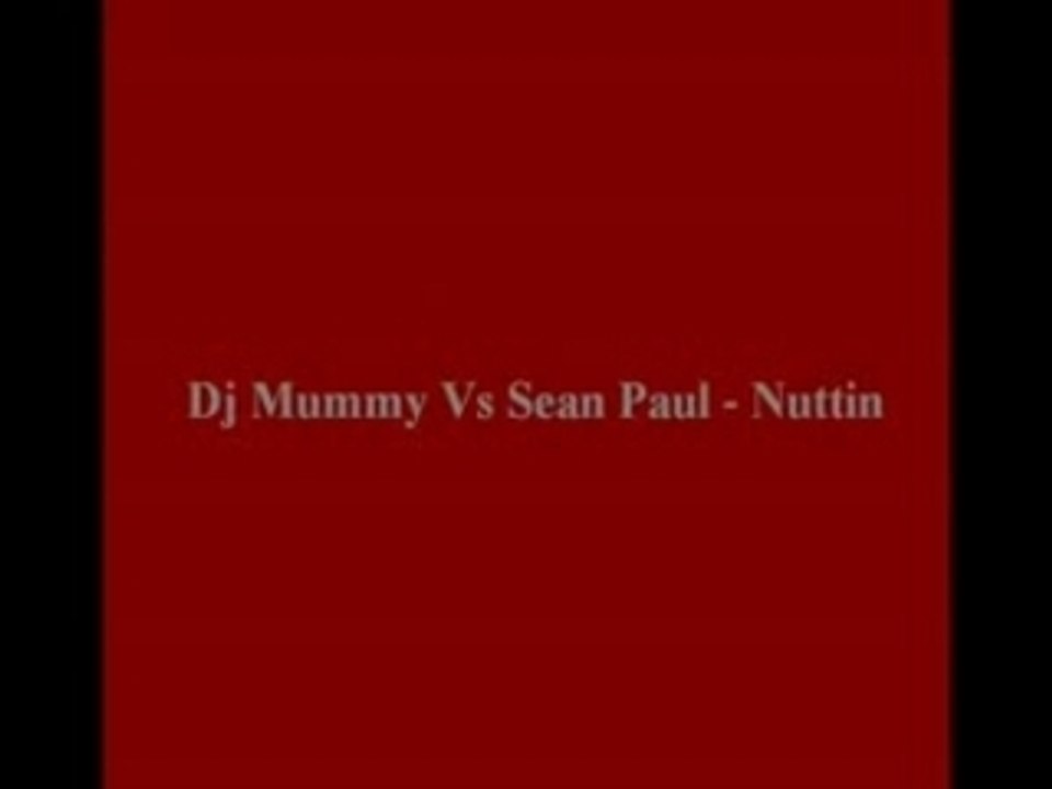 Dj Mummy Vs Sean Paul - Nuttin