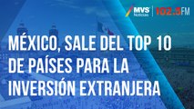 México, sale del top 10 de países más atractivos para la inversión extranjera