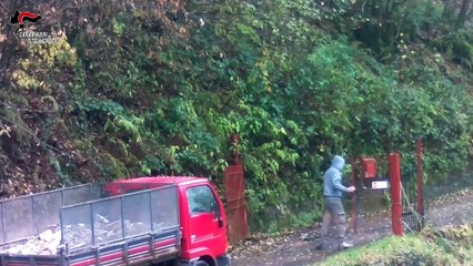 Cadegliano Viconago (VA) - Sequestrata discarica abusiva al confine con la Svizzera (21.01.20)