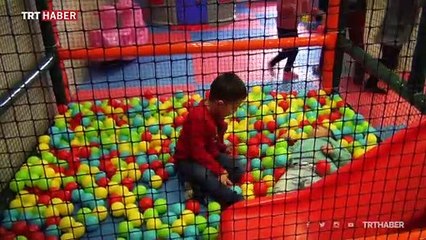 Kırıkkale Üniversitesinde diş hekiminden korkan çocuklara oyun alanı