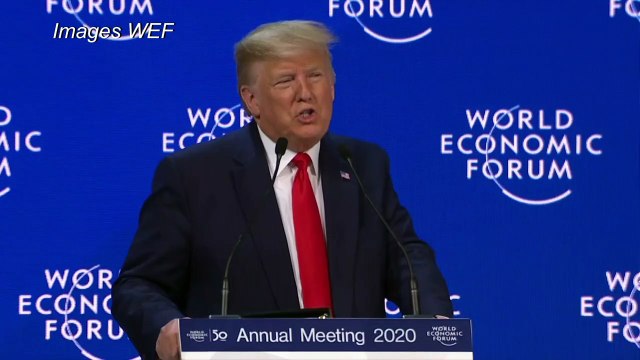Climat: à Davos, Trump fustige les prophètes de malheur devant Greta Thunberg