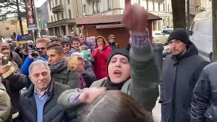 Salvini - Messaggi pacifici e costruttivi poco fa a Porretta (BO) (21.01.20)