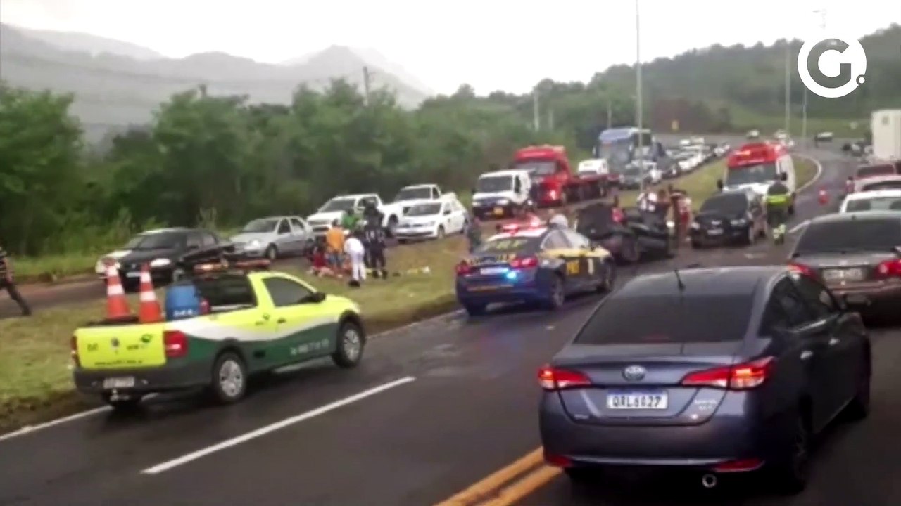 Acidente na BR 101 em Campinho da Serra