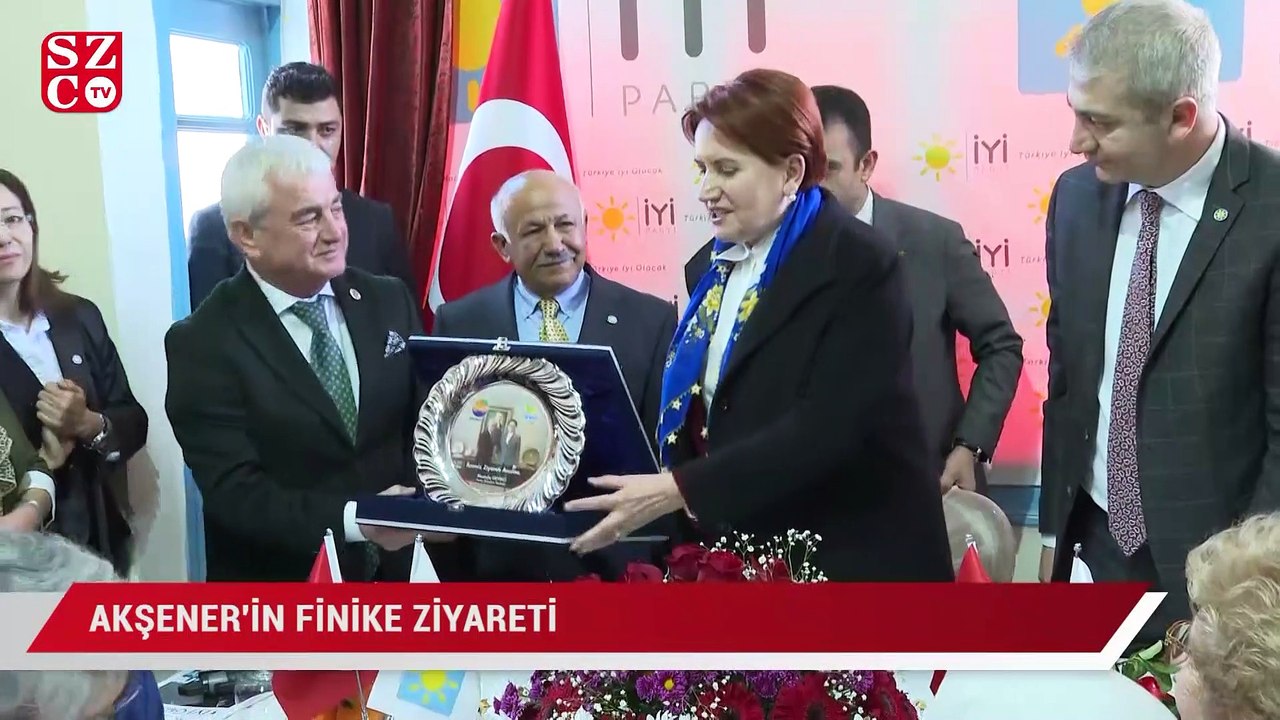 Akşener'in Finike ziyareti