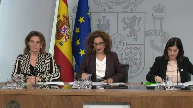 Montero, Darias y Ribera en rueda de prensa tras el Consejo