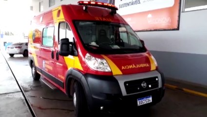 Siate atende motociclista na Rua Jorge Lacerda