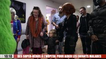 Marseille : des super-héros à l'hôpital pour aider les enfants malades