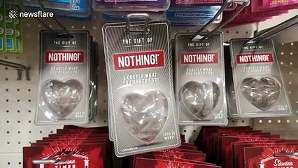 UK discount retailer Poundland relaunches controversial Valentines Day 'gift of nothing'