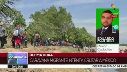 México:migrantes cruzan el río Suchiate pese a ofrecimientos estatales