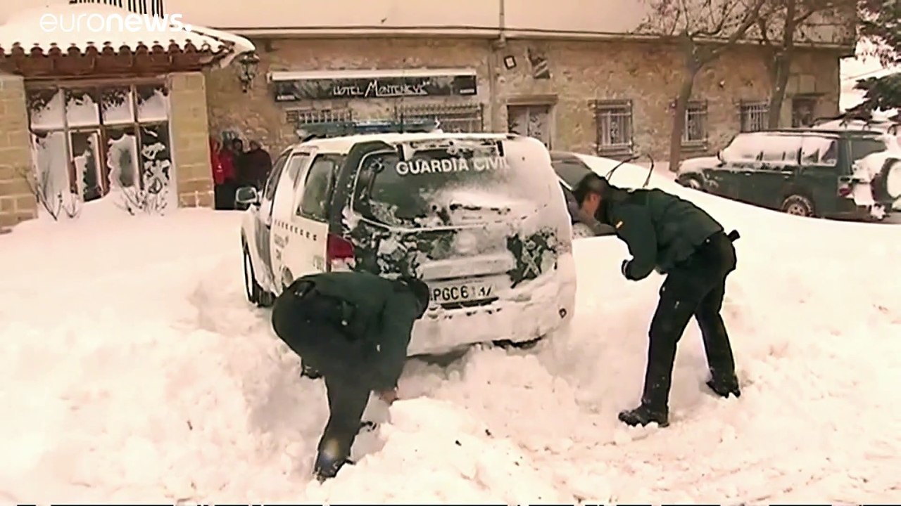 50 cm Neuschnee: 'Gloria' wütet in Spanien und Frankreich