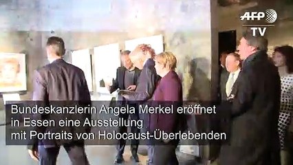 Merkel: Erinnerung an die Shoah wachhalten
