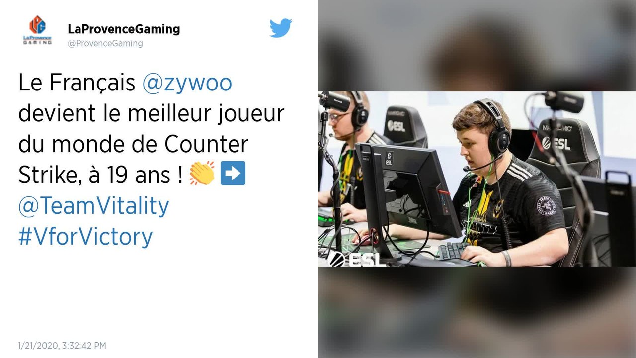 Zywoo, le jeune Français élu meilleur joueur mondial au jeu vidéo Counter Strike