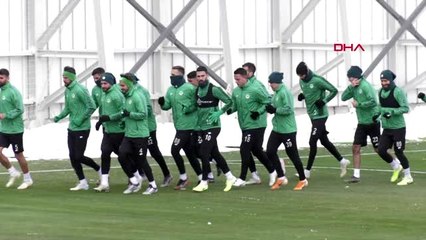 Spor konyaspor, galatasaray maçı hazırlıklarını sürdürdü