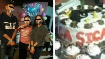 Niña celebra su cumpleaños con temática de Narcos