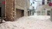 Watch as Foam Fills Streets of Spanish City Hit by Storm Gloria