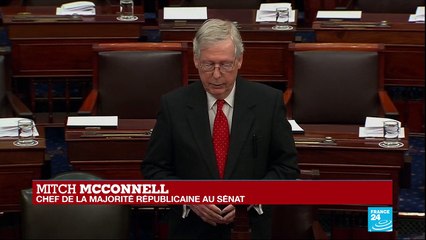 "nous voulons la justice", selon Mitch McConnell