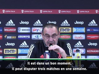 Quarts - Sarri : "Ronaldo peur jouer trois matches en une semaine"