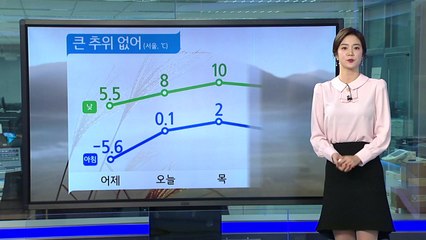 [날씨] 오늘 충청 이남 비...중북부 흐리고 낮 포근 / YTN