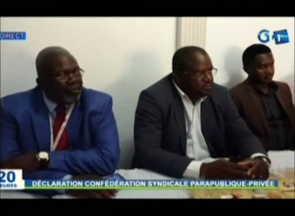 RTG/Déclaration des responsables des syndicats de la fonction publique qui dénoncent le mutisme du gouvernement