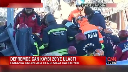 6 aylık hamile kadın canlı yayında enkaz altından çıkarıldı