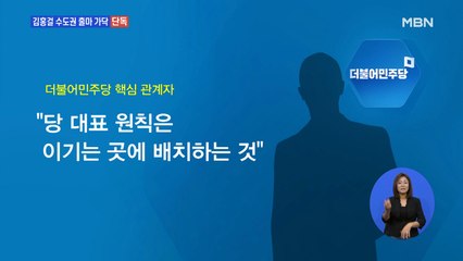 [단독] 민주, 김홍걸 수도권 출마 가닥…임종석 출마설?