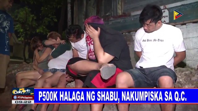 P500K halaga ng shabu, nakumpiska sa Q.C.