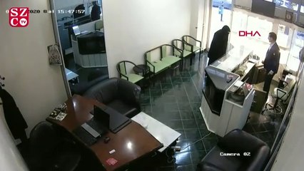 Kara çarşaflı soyguncuyu esnaf etkisiz hale getirdi