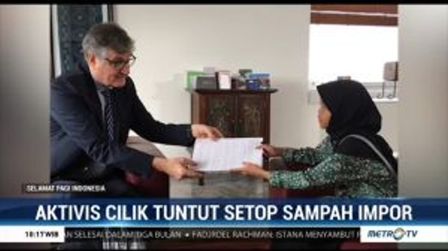 Aktivis Cilik Indonesia Tuntut Setop Sampah Impor