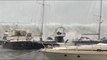 Tempête Gloria: les images de vagues surplombant le port de Barcelone