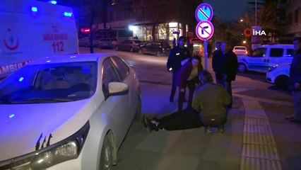 Sınava yetişmeye çalışan öğrenci otomobilin altında kaldı