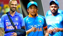 IND VS NZ 2020 SERIES | Sanju Samson and Prithvi Shaw replaces Shikhar Dhawan