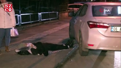 Sınava yetişmeye çalışan öğrenci otomobilin altında kaldı