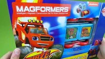 Magformers Blaze and the Monster Machines Toys Magnetic STEM Engineering Toys for Girls and Boys