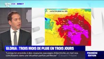 Tempête Gloria: près de 3 mois de pluie en 3 jours par endroits dans les Pyrénées-Orientales