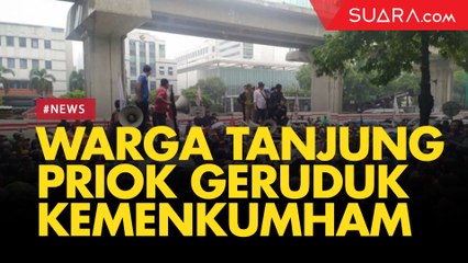 Geruduk Kemenkumham, Warga Tanjung Priok Tuntut Yasonna Minta Maaf