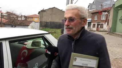 46 Yıllık Sürücü İlk Trafik Cezasını Yetdi, Makbuzu Çerçeveletti