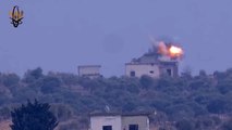تطاير جثث عناصر ميليشيا أسد بقصف قاعدة صواريخ شرق إدلب (فيديو)