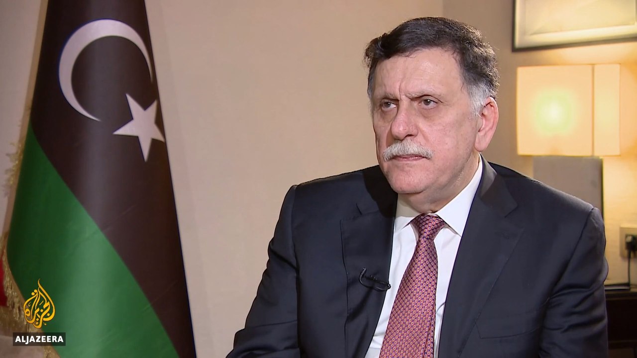 Fayez al-Sarraj on arms, war and peace in Libya...
